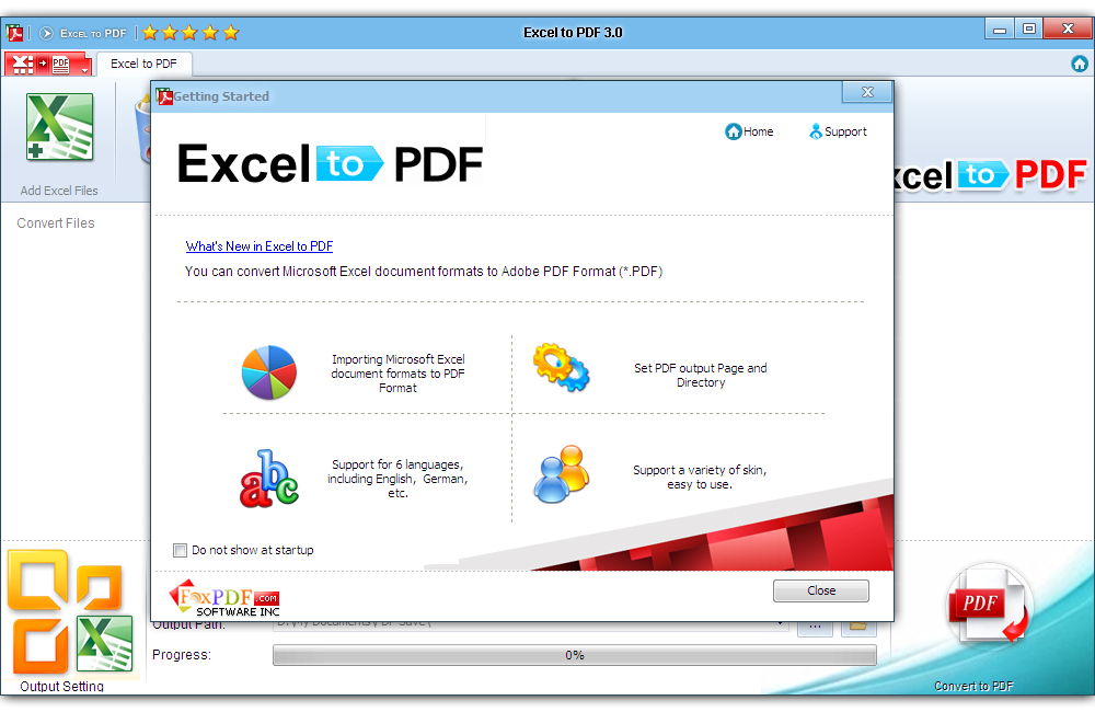 Excel to PDF