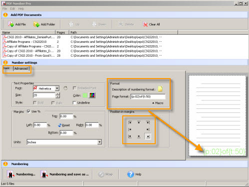 PDF Page Number