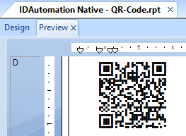 QR Code Crystal Reports Generator