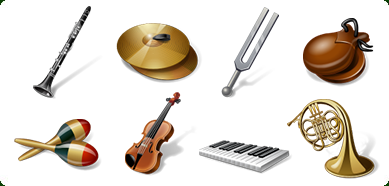 Icons-Land Vista Style Musical Instruments Icon Se