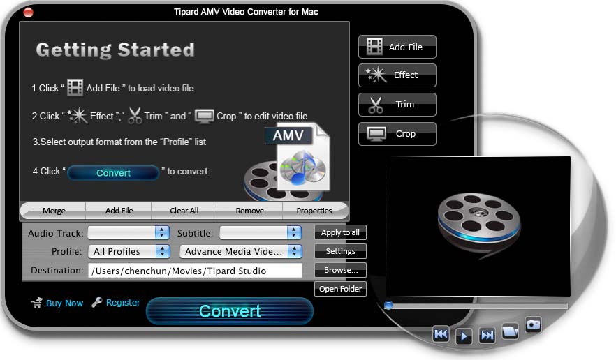 Tipard AMV Video Converter for Mac