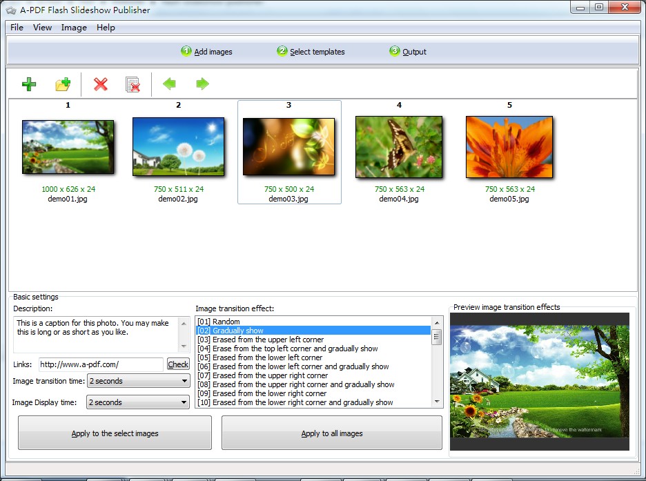 Boxoft Flash SlideShow Creator