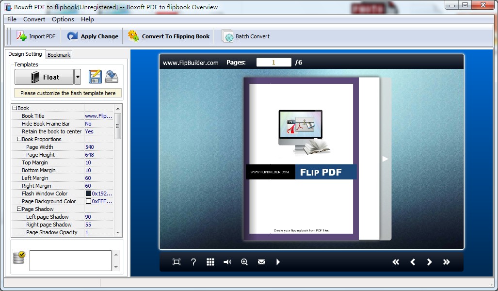 Boxoft PDF to Flipbook