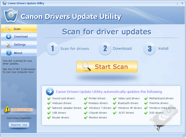 Canon Drivers Update Utility