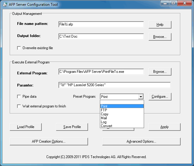 AFP Server