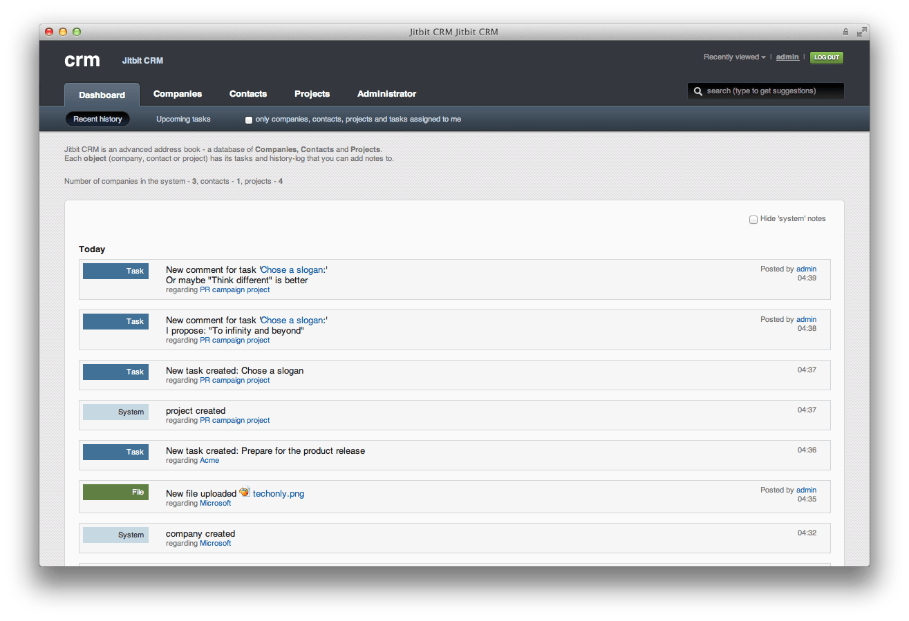 Jitbit Small Business CRM