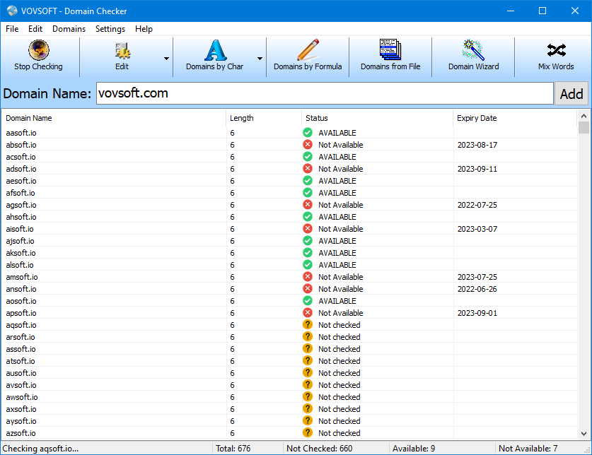 Domain Checker
