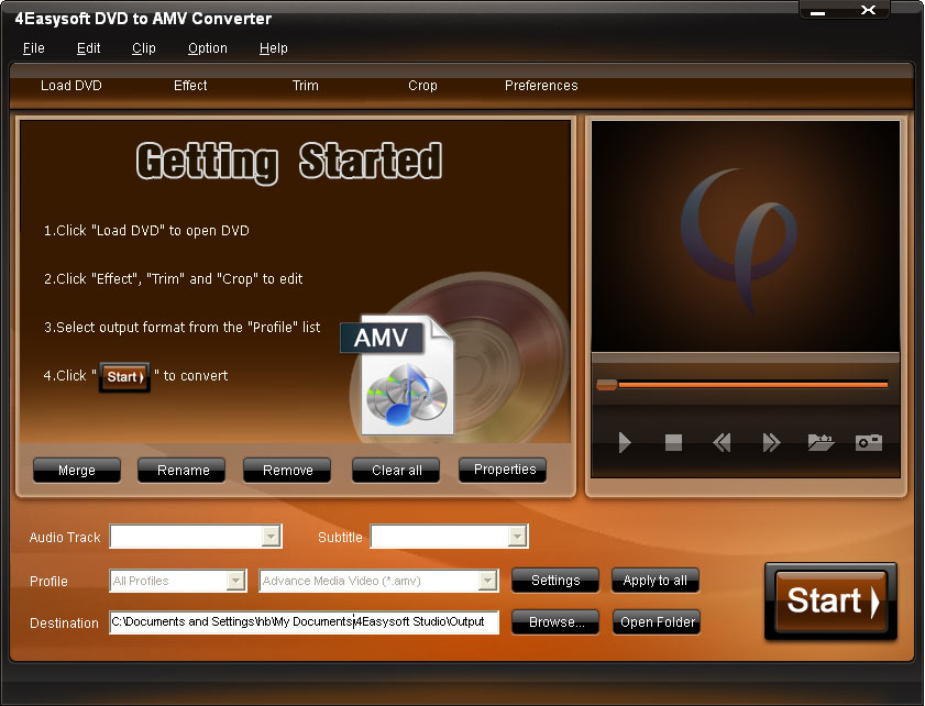 4Easysoft DVD to AMV Converter