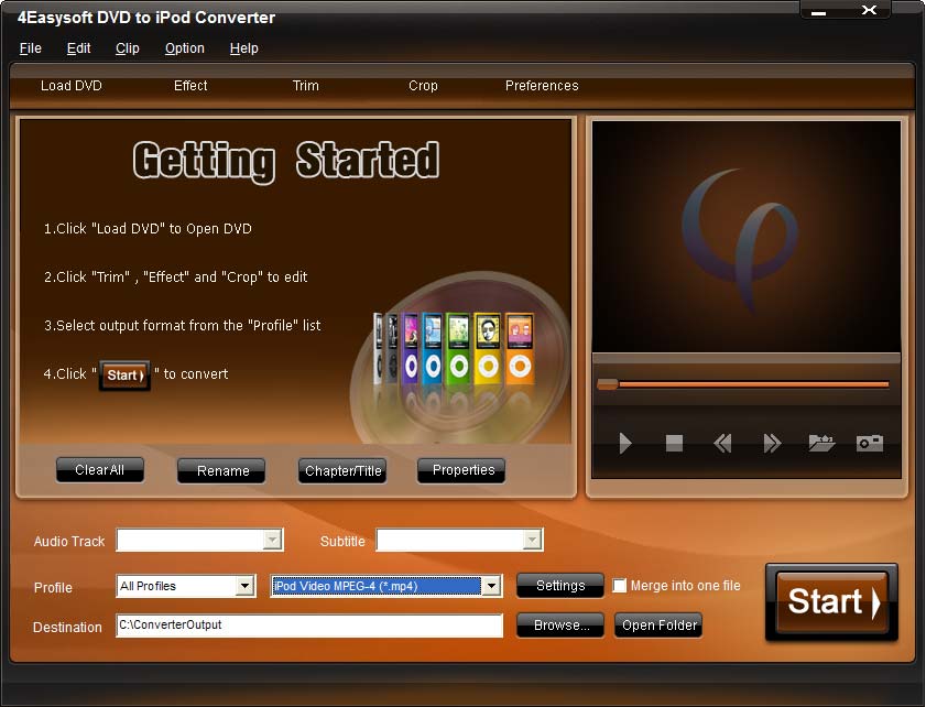 4Easysoft DVD to iPod Converter