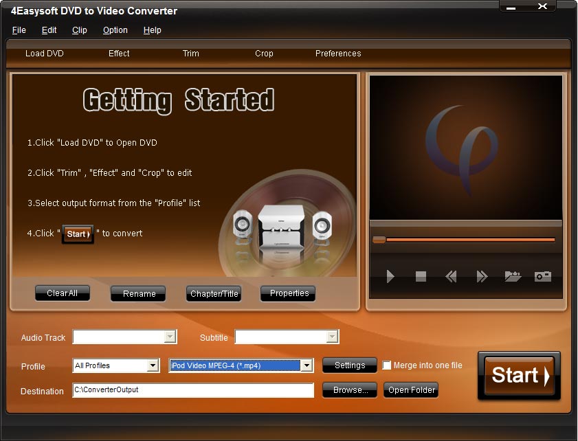 4Easysoft DVD to Video Converter