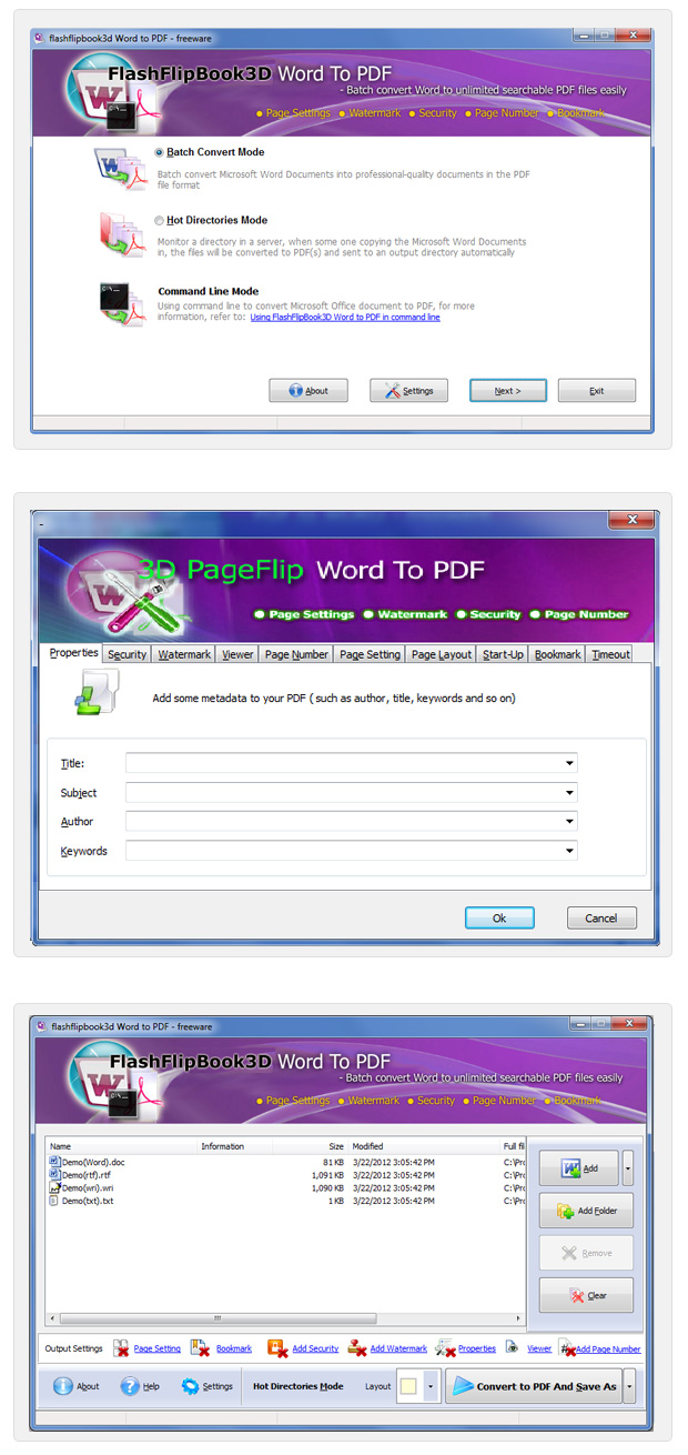 Flash Magazine Free Word to PDF