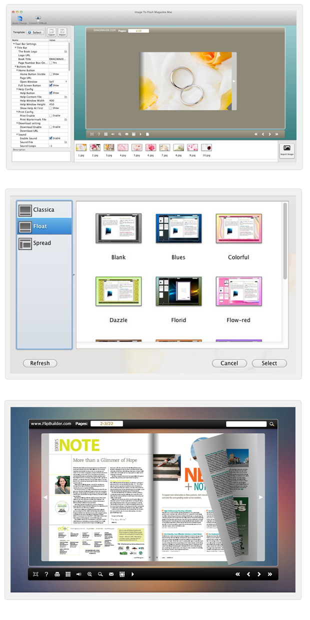Image to Flash Magazine Mac