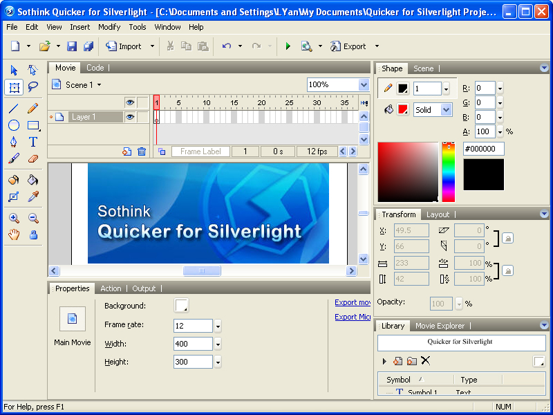 Animation Maker in Silverlight