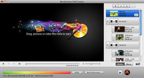Wondershare DVD Creator for Mac