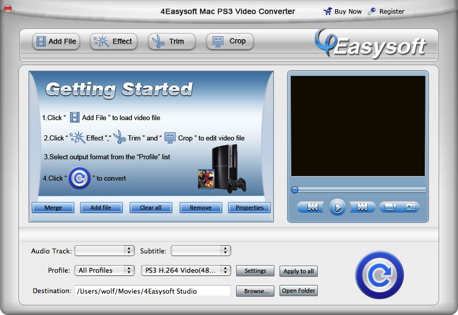 4Easysoft Mac PS3 Video Converter