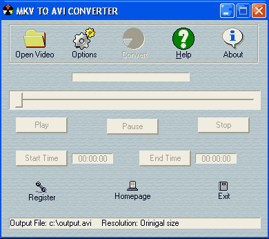 MKV to AVI Converter