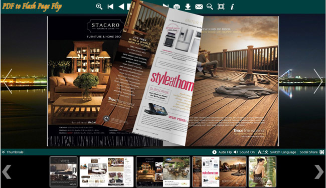 Night Templates for PDF to Flash Page Flip