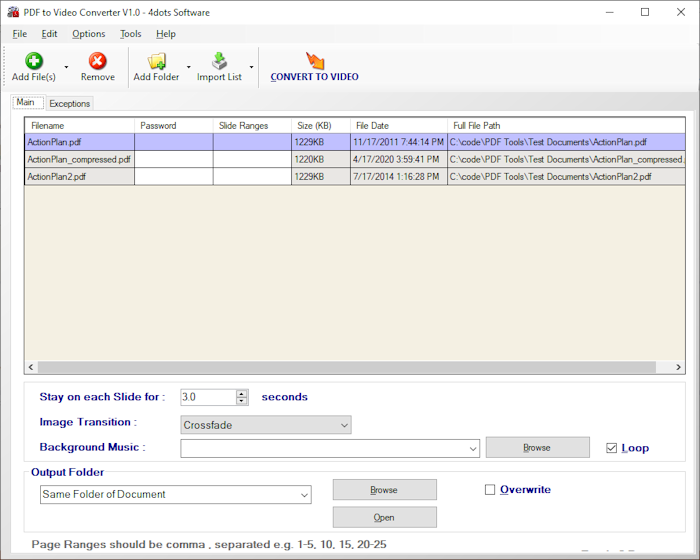 PDF to Video Converter