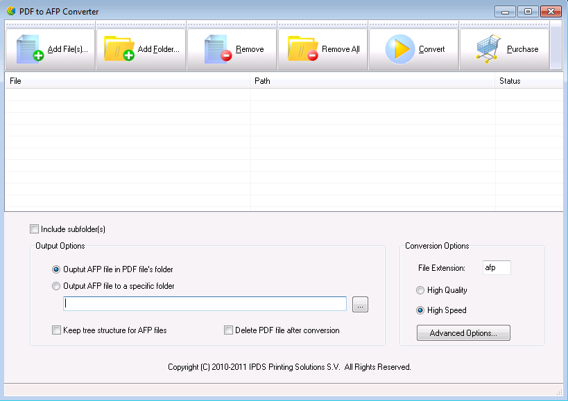 PDF to AFP Converter