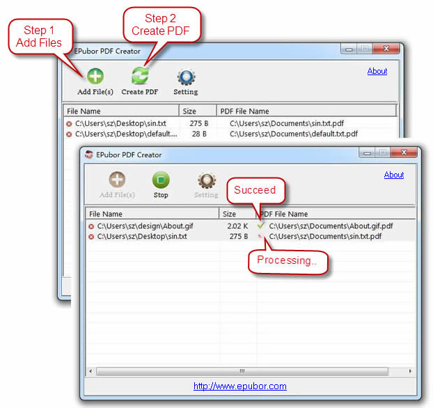 Epubor PDF Creator