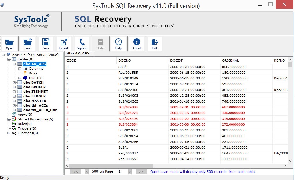SQL 2005 Database Recovery