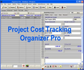 Project Cost Tracking Organizer Pro