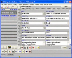 Purchase Order Organizer Deluxe