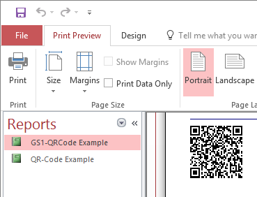 QR Code Native Access Barcode Generator