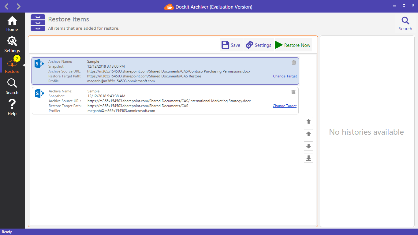 SharePoint Backup and Restore Tool