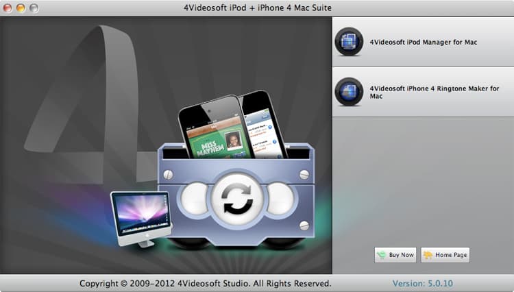 4Videosoft iPod + iPhone 4 Mac Suite