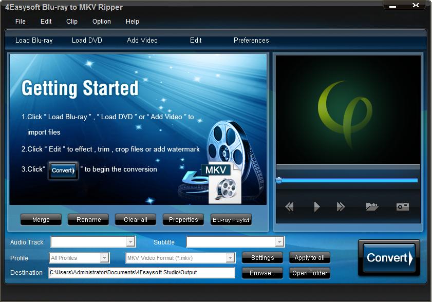 4Easysoft Blu-ray to MKV Ripper