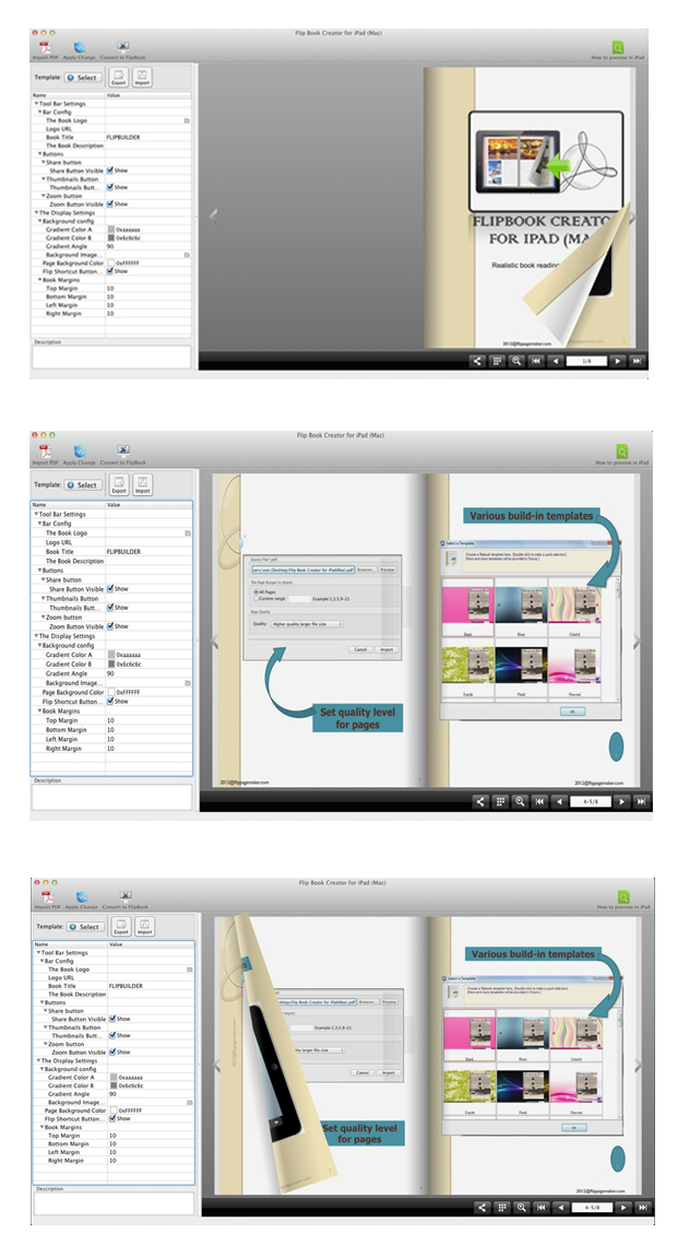 FlipBook Creator for iPad (Mac)