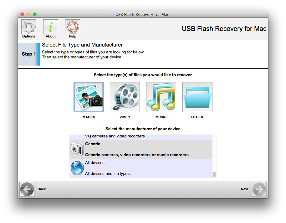 321Soft USB Flash Recovery for Mac