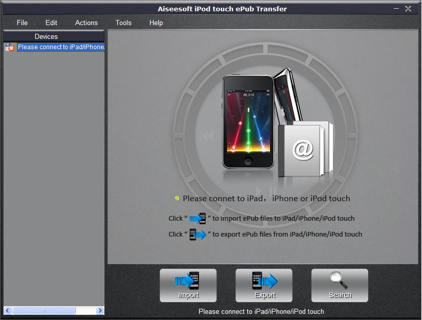 Aiseesoft iPod touch ePub Transfer