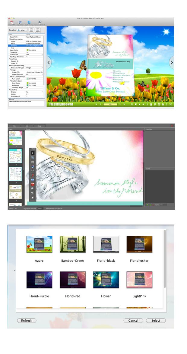 PDF to Flipping Book 3D for Mac Pro