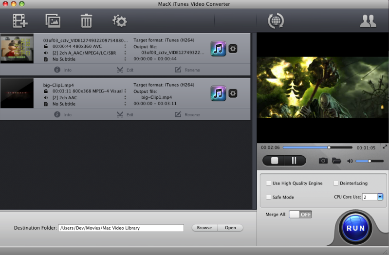 MacX iTunes Video Converter