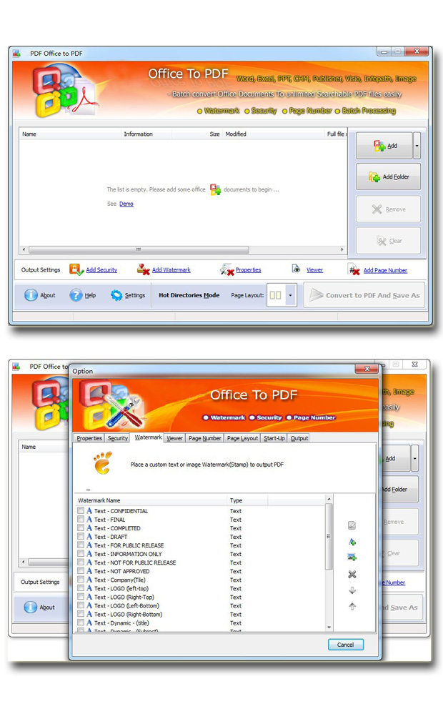 Easy Office to PDF