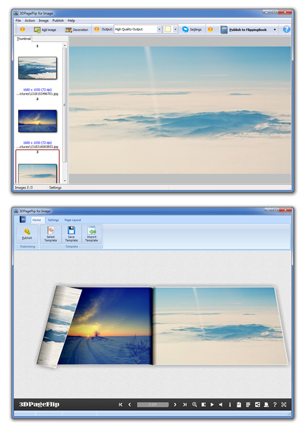 Flipping Book 3D for Image for Mac