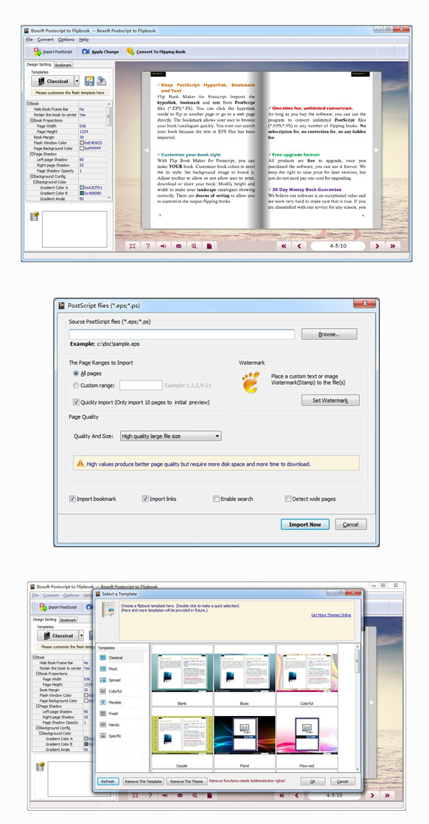 Boxoft Postscript to Flipbook