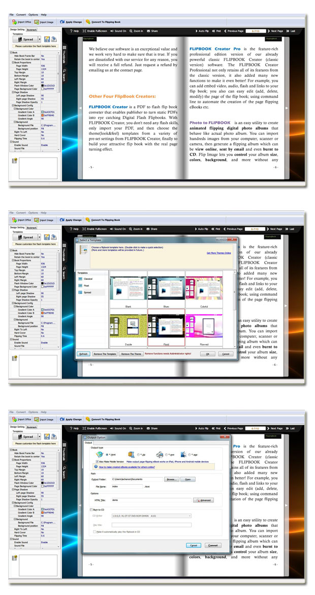 Page Flipping Office