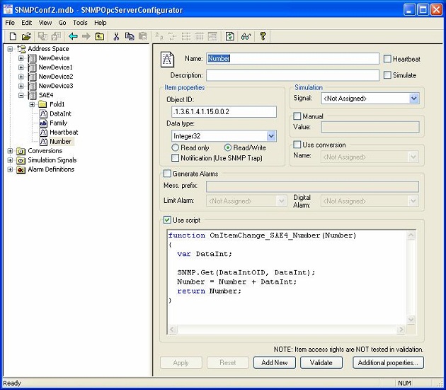 SAEAUT SNMP OPC Server Enhanced