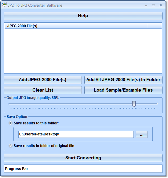 JP2 To JPG Converter Software