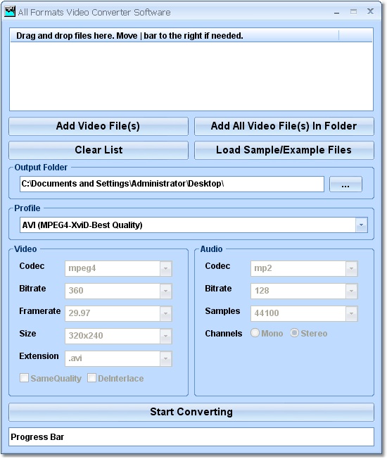 All Formats Video Converter Software