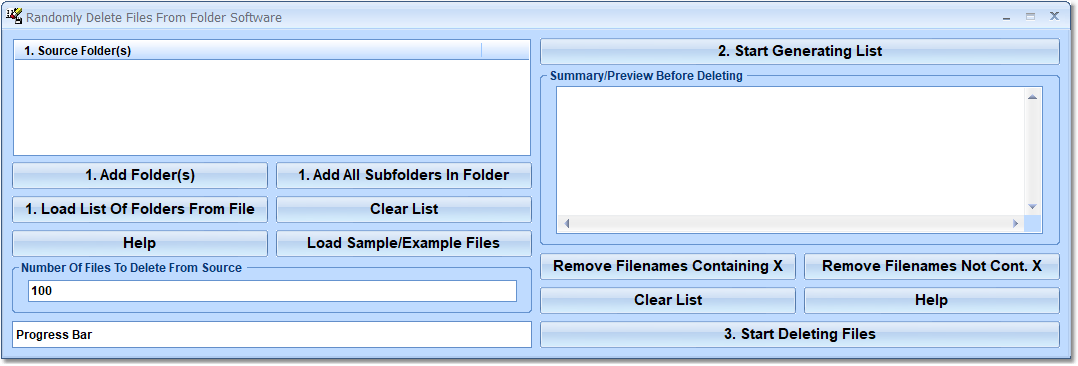 Randomly Delete Files From Folder Software