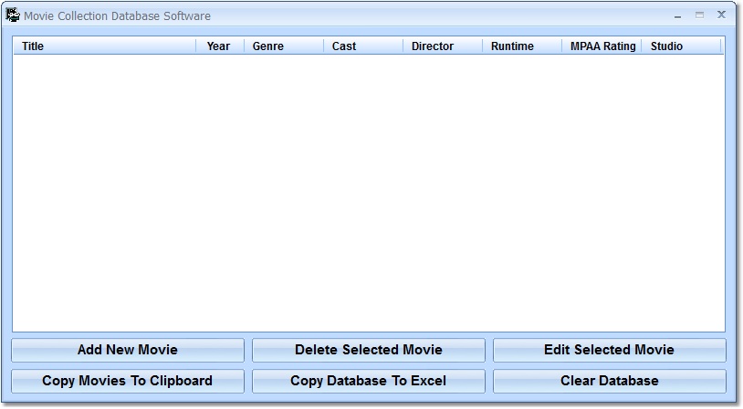 Movie Collection Database Software