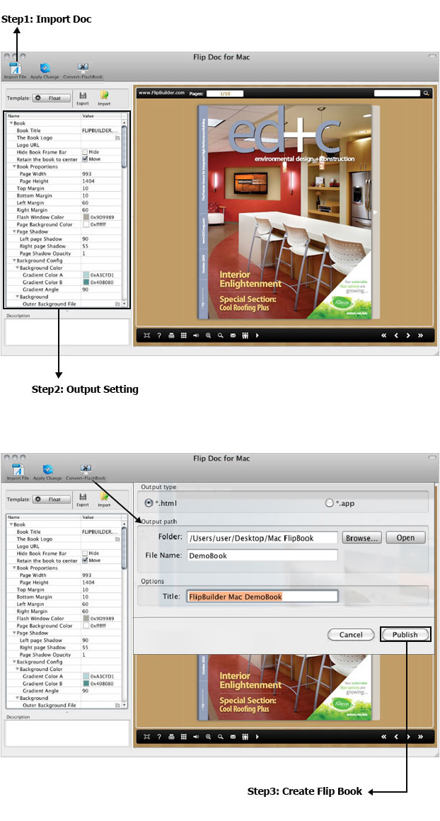 Flip DOC for Mac