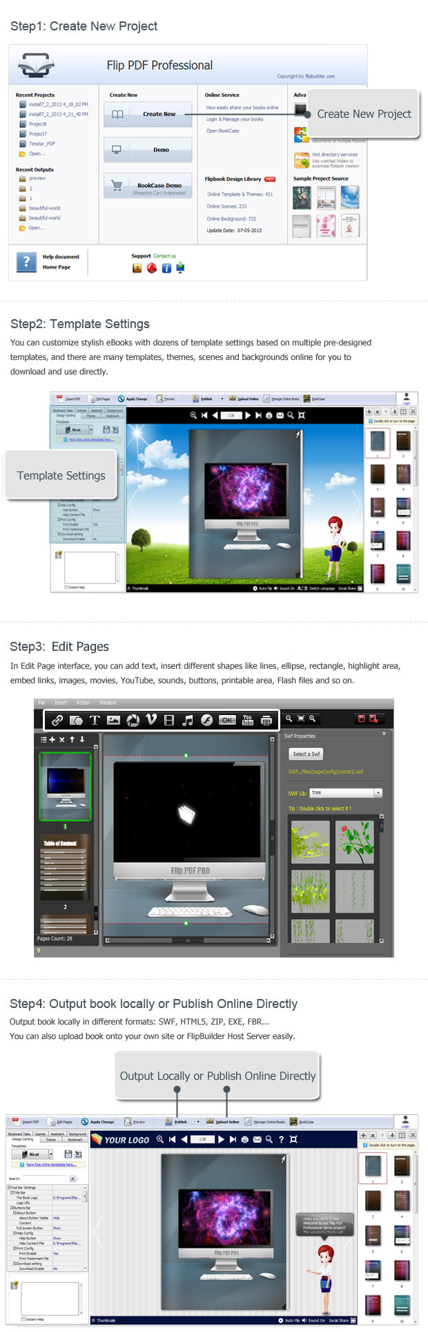 Flip PDF Professional
