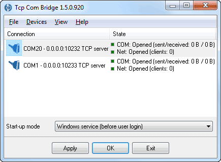 TCP COM Bridge