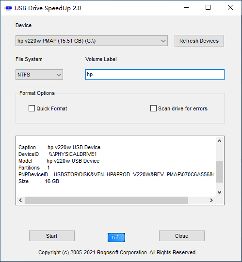 USB Drive SpeedUp