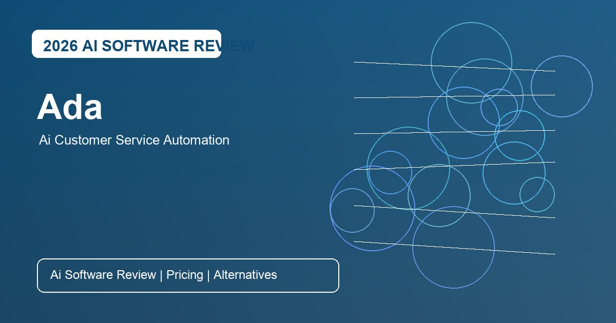 Ada Review for AI customer service automation